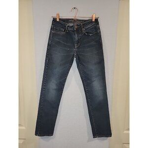 American Eagle Jeans Mens 28x32 Slim Straight Extreme Flex 4 Dark Wash Fit 28x31